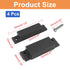 Biaungdo 4 Pcs Brown Wired Magnetic Door Window Contact Reed Switch, Surface-Mounted NC Magnetic Door Contact Sensor