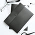 VANRA 5 Pieces A4 Envelopes Folders, Plastic Wallets Document Organizer with Snap Button Closure A4 Letter Size (Black)