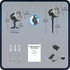 9W B02PL05 Christmas Projector Lights Outdoor, Waterproof & Adjustable LED Christmas Snowflake Projector Lights Outdoor