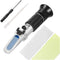 VGVGV Brix Refractometer, 3 in 1 Grape & Alcohol Refractometer RHW-25 ATC 0-25%