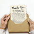 ATTLVV Thank You Card, Appreciation Card, Thank You Gift with Kraft Envelope and Gold Seal Sticker