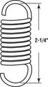 Prime-Line SP 9615 Extension Spring, Nickel-Plated Finish, 0.105 GA x 3/4 In. x 2-1/4 In., (2 Pack)