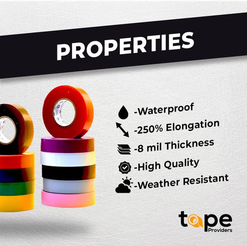 WOD ETC766 Professional Grade Pink Electrical Tape, UL/CSA Listed, 3/4inch X 66ft, Pack of 1