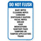 Do Not Flush Baby Wipes Cleaning Wipes Condoms Disposable Diapers Facial Wipes
