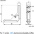 10Pcs 15 Series ULS Aluminum Extrusion Profile Connector Brackets with Corner Pieces and Screws