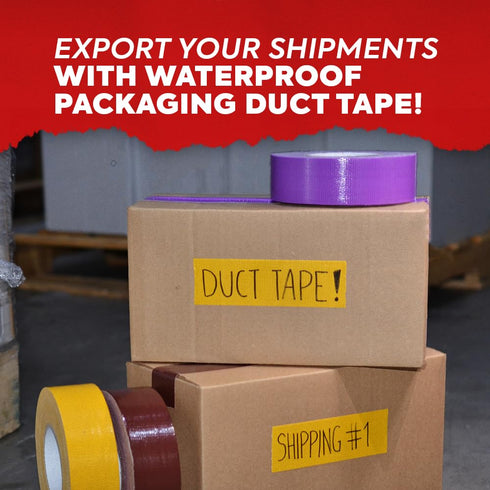 MAT Duct Tape Black, Industrial Grade, 2 inch x 60 ft, Waterproof & UV Resistant for Crafts, Repairs, Projects
