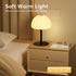 BYSYGLOBE Dimmable 4 Touch Bedside Table lamp, RGB Mode Small Lamp for Bedroom, Pull Chain Table Lamps with Light