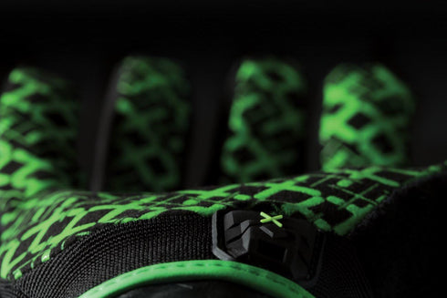 Ironclad Men's Work Gloves EXO GRIP BLACK, Black & Green, Small, Pack of 1