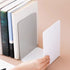 jiingekk Book End, L-Shaped Bookends Book Holders Shelf Book End Book Stoppers Book Support Rack Desk Organisers
