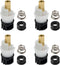 RP25513 Faucet Stem Replacement Kit for Delta Two Handle Faucet, Includes RP24096 Cartridge, RP4993 Seat, 4 Pack