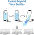 NATRUTH 40 Tablets Water Bottle Cleaning Tablets for Tough Stains and Odors, Individually Packed for Stainless Steel,
