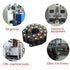Heyiarbeit R100 Cable Drag Chain 1Meter Carrier Drag Chain Cable Wire 35x100mm with End Connectors for Electrical
