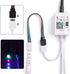 SUPERNIGHT 3528 2835 4 Pin 8mm LED Strip Connector Kit, RGB Rope Lights Gapless Solderless Clip, 32.8ft Extension Wire