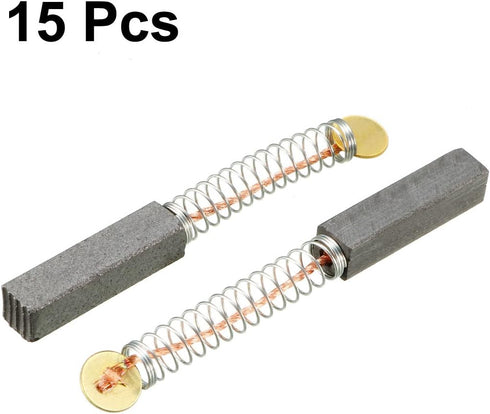 uxcell 15pcs Carbon Brushes for Electric Motor, 20mmx5mmx5mm, Replacement Repair Part for Power Tools, Hand Drill