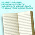 K-Kraft Mini Notebooks - Kraft Paper Covers, 4.375 x 3.125 inch, Set of 6