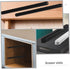 2pcs Toddmomy Side Mount Drawer Slides Replacement Smooth Sliding Cabinet Guide Rails for Wardrobes Bedside Dressers