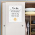 Self-Stick Dry Erase Board for Wall, 16 x 12 Inch 2 Pack with 2 Markers, Reusable Whiteboards