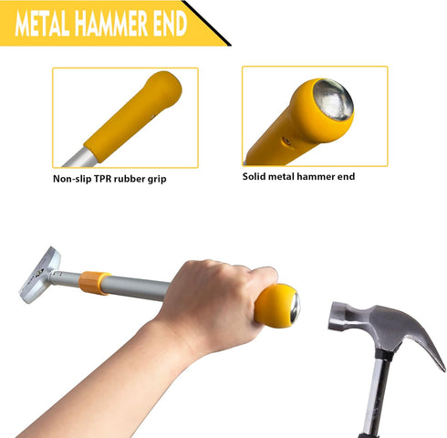 XW Razor Blade Scraper with Adjustable Handle, 23" Heavy Duty Floor Scraper, Extra 10 PCS Blades