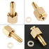 CGA-320 Regulator Nut, Nipple with Washer for Carbon Dioxide Regulator Inlet Bottle Fittings, 1 Set