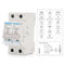 DC 2 Pole Miniature Circuit Breaker, 500V 50Amp, Thermal Magnetic Trip for Solar DC System