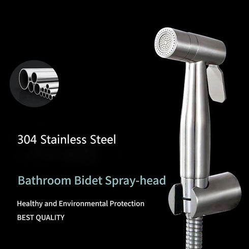 2 Bidet Sprayer for Toilet Handheld with Hose, Baby Diaper Cloth Washer and Shower, Stainless Steel Sprayer Attachment