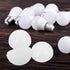 10pcs Toyvian Plastic Lamp Shade Vanity Light Globe Replacement Half Sphere Cover for Bathroom Makeup Mirror Wall