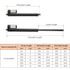 MAOPINER DC12V Stroke Linear Actuator with Mounting Bracket, 900N Maximum Lift, 10mm/s for Recliner, TV Table Lift,
