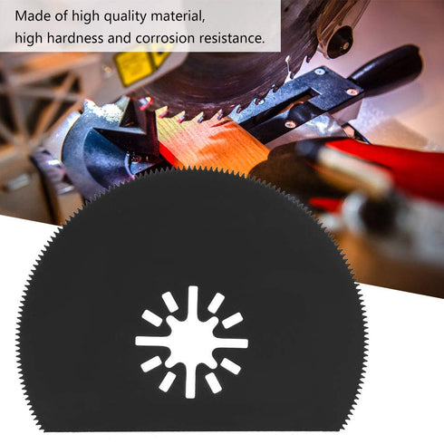 10 Pcs Oscillating Saw Blades 80mm/3.1inch - High Carbon Steel Multitool Quick Release Kit