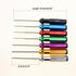 6 Color/7 Car/airplane,0.05IN-1/16IN-3/32IN-5/64IN-1.5MM-2.5MM-3.0MM(New (7 HUWAIMI Color Hex Wrencher Hex screwdriver