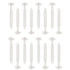 GeekNi 60Pcs 3 Inch Vinyl Shutter Fasteners Strongest Plastic Shutter Screws Window Shutters