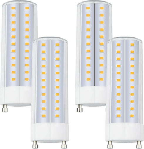 GU24 4 Count LED Light Bulb, GU24 T2 1500lm Warm White 3000K, 18W 23W CFL Light 100W Incandescent Equivalent