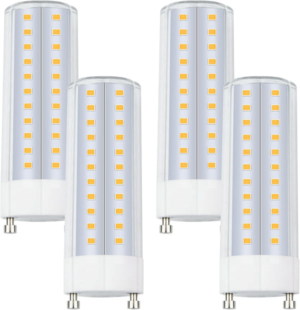 GU24 4 Count LED Light Bulb, GU24 T2 1500lm Warm White 3000K, 18W 23W CFL Light 100W Incandescent Equivalent