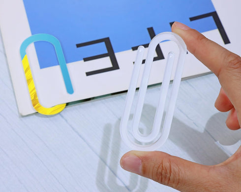 PENTA ANGEL 2Pcs (2, Acrylic Paper Clips Sublimation Blank Clear Acrylic Book Page Marks Heat Transfer Paperclips