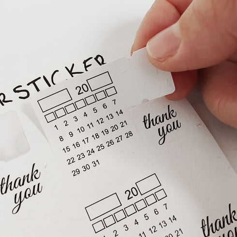 Monthly Tabs Calendar Stickers for Yearly Planner, Journal Dividers for School Year Agendas