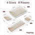 TTUGTTUG 8-Piece Set 4-Sizes, Felt Drawer Organizer in Made from Eco-Friendly Material for Vanity, Makeup, Desk