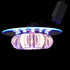 7" 6500K Closet Crystal Ceiling Lamp, Flush Mount Ceiling Light LED Chandelier Fixtures for Bedroom Hallway Kitchen