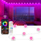 USB Indoor Eaves Lights 16.4ft, Smart RGB App Control led Strip Lights