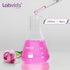 4pcs of Narrow Mouth Glass Erlenmeyer Flasks, Vol.250ml, 3.3 Borocilicate with Printed Graduation, LVC003