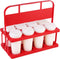 Reusable Drink Carrier with Handle for Food Delivery Drivers, Portable 8 Cup/Coffee