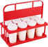 Reusable Drink Carrier with Handle for Food Delivery Drivers, Portable 8 Cup/Coffee