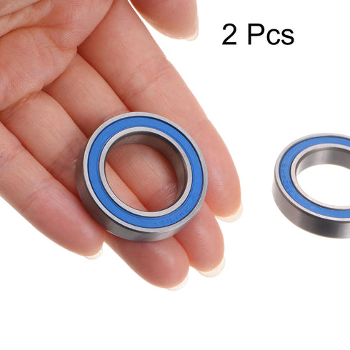 uxcell 2pcs 6804-2RS Deep Groove Ball Bearings, 20x32x7mm Rubber Sealed for TRX4 RC Cars
