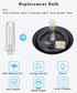 Bulbs 3V Bulbs IP65 2 Pack Solar Light Replacement Light Parts Outdoor, Low Voltage for Solar Pathway Garden Landscape