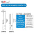 JRready Deutsch Connector Pins and Sockets - Stamped Contacts Size 20 - ST6256 Professional Male Pins