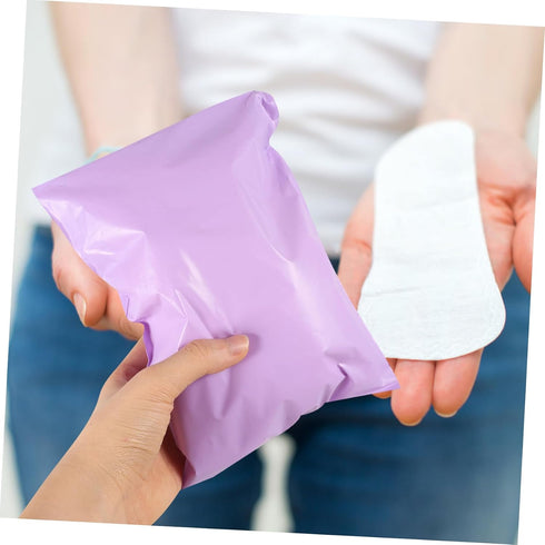 100pcs FOMIYES Tampon Disposal Pouches Sanitary Bags for Menstrual Care Private Feminine Hygiene Waste Bags