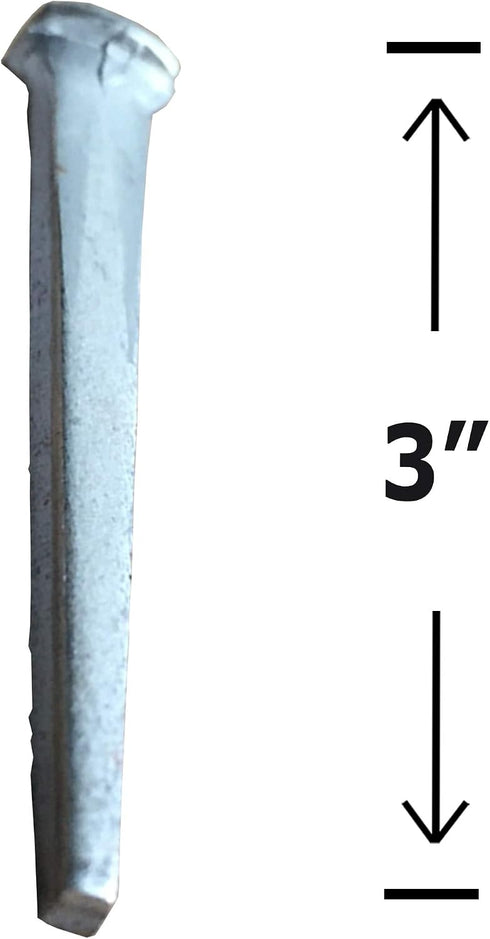 3- COMMON 3 ROSE HEAD Nails - Metallic Color - Antique rustic restoration accent nails for hanging, furniture, cabins