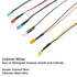 120pcs 12V LED Lights Emitting Diodes - Pre Wired 5mm LED Assorted Kit, 6 Colors x 20pcs