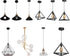 120mm (4.72") 2set PATIKIL Universal Light Fixture Mounting Bracket Kit, Light Crossbar Round Ceiling Plate for Wall