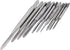 10PCS Micro Taps Bit Hand Screw Thread Taps M1 to M3.5 Tool Set