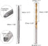 uxcell 5-40 UNC Thread Tap and 2.6mm Twist Drill Bit Set, Titanium Plated High Speed Steel for Machine Threading