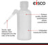 EISCO 125ml Wash Bottle - Polyethylene Translucent Unbreakable with Screw Cap for Liquid Dispensing